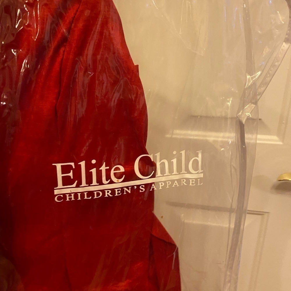 RED 2 piece CUPCAKE CHILDS DRESS - Picture 3 of 8